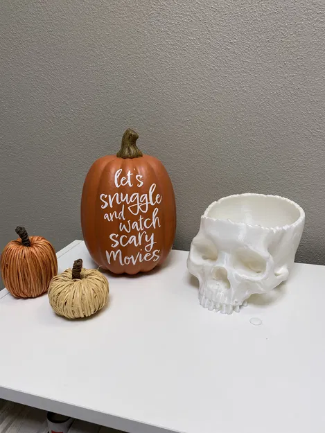 Tô Kẹo Đầu Lâu Thực Tế | Trang Trí Halloween Hình Đầu Lâu - Image 2