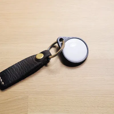 Giá đỡ Airtag chắc chắn cho móc khóa / vòng chìa khóa