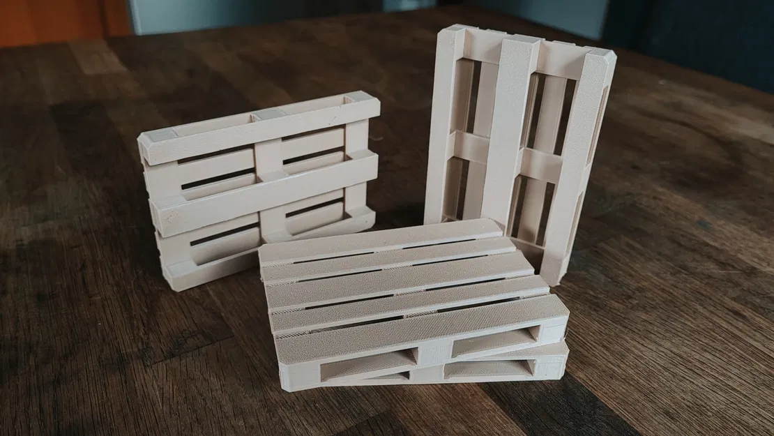 Mô hình Pallet EUR Tỷ lệ 1/10 - Image 2