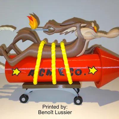 Mô hình Wile E. Coyote 3D