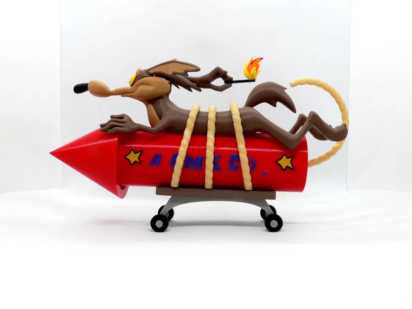 Mô hình Wile E. Coyote 3D - Image 5