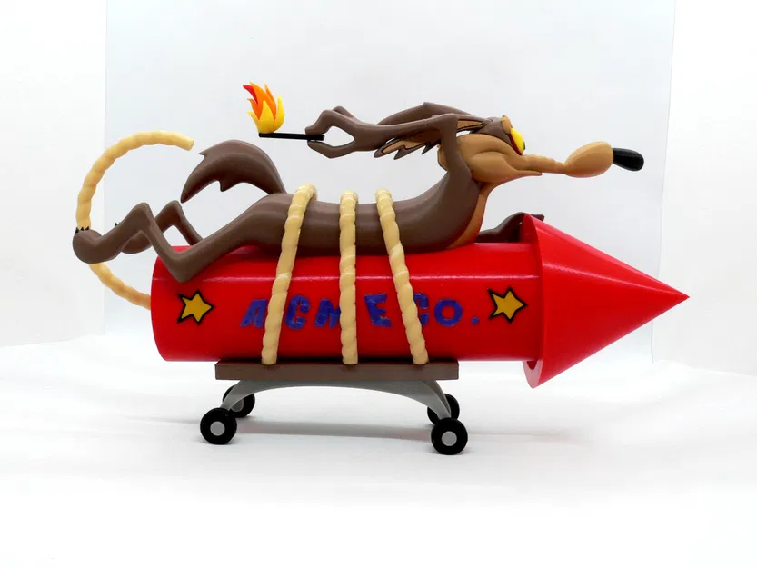 Mô hình Wile E. Coyote 3D - Image 9