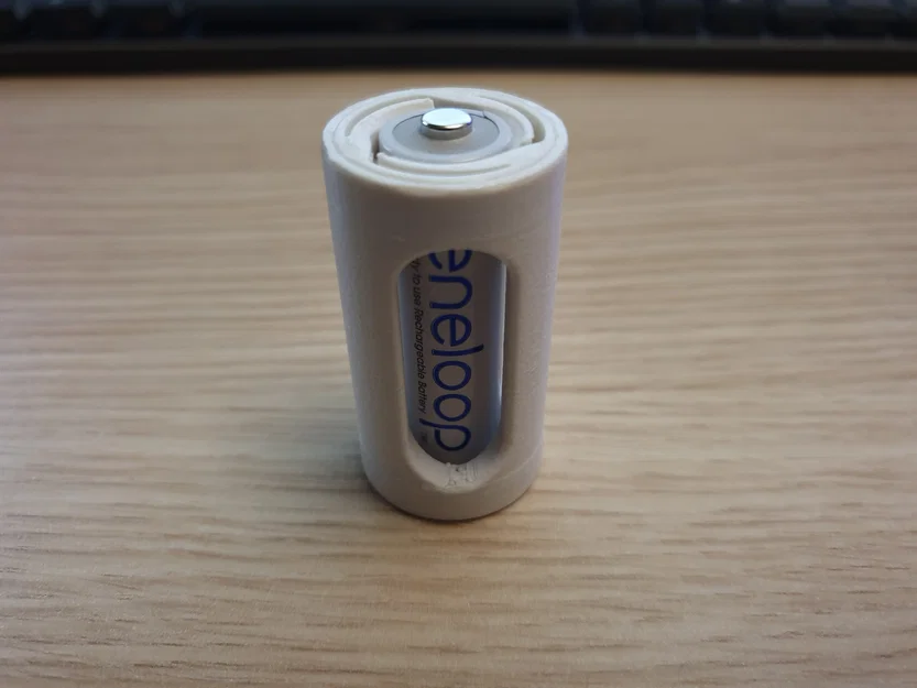 Bộ chuyển đổi pin AA sang C - Image 1