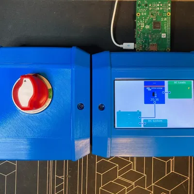 Vỏ hộp Victron Lynx - Rpi + Màn hình cảm ứng 5"