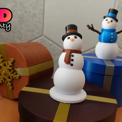 Phần đầu Người tuyết cho Hộp Khóa Xoắn