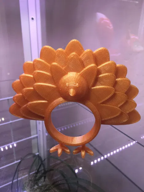 Nhẫn Đựng Khăn Ăn Hình Gà Tây Lễ Tạ Ơn - Image 1