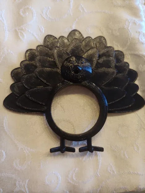 Nhẫn Đựng Khăn Ăn Hình Gà Tây Lễ Tạ Ơn - Image 4