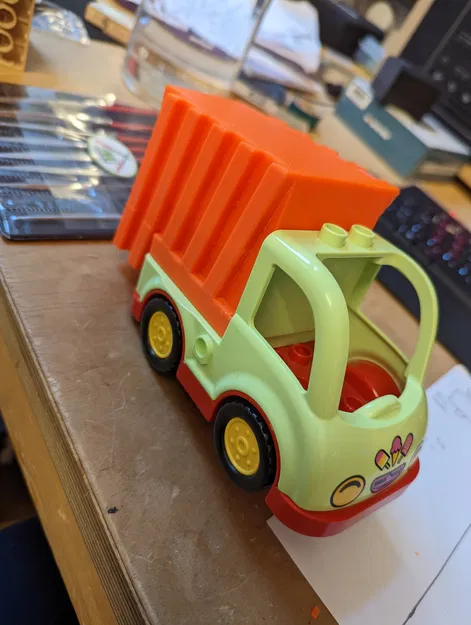 Xe tải rác Đức - Müllauto (Có lỗ nhét đồ) - Image 2