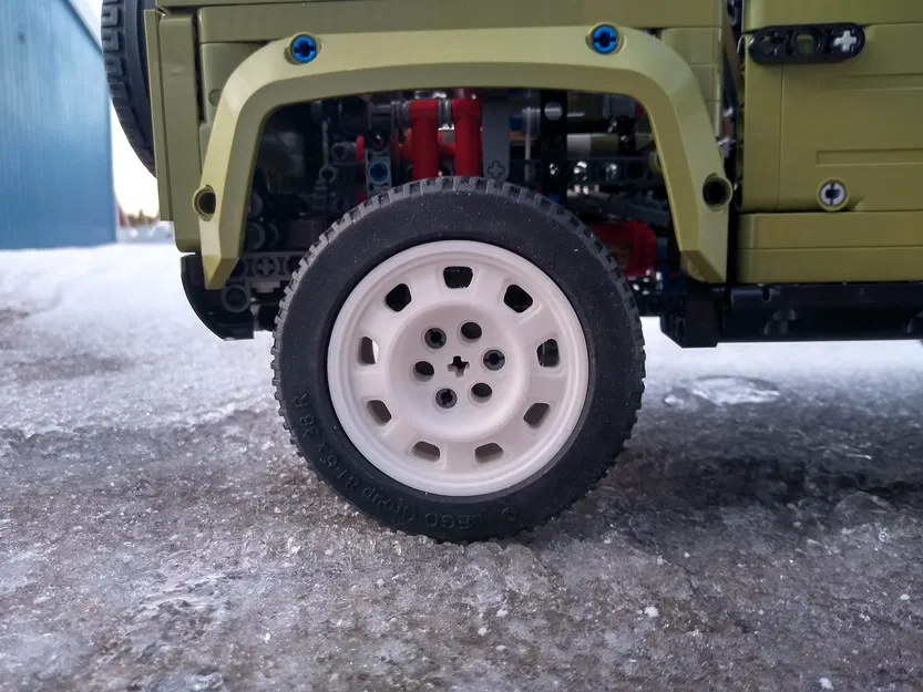 Bánh xe thép cho Xe Land Rover Lego - Image 2
