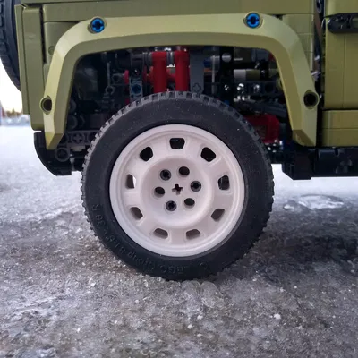 Bánh xe thép cho Xe Land Rover Lego