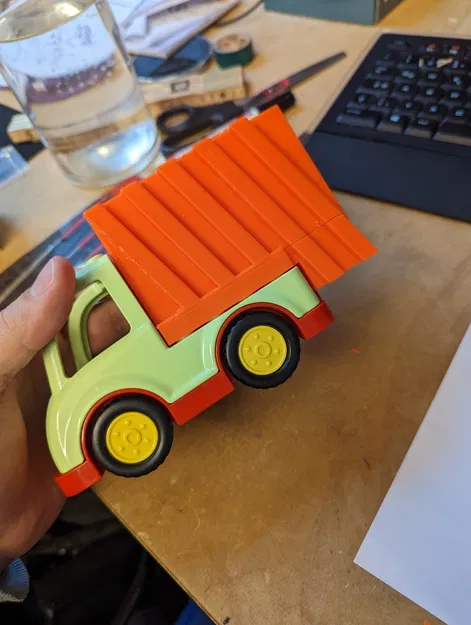 Xe tải rác Đức - Müllauto (Có lỗ nhét đồ) - Image 6