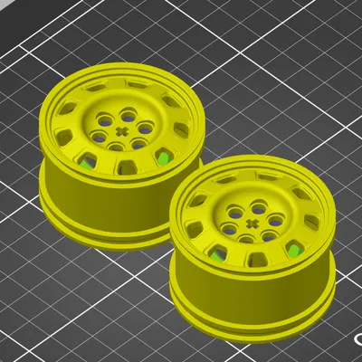 Bánh xe thép cho Xe Land Rover Lego