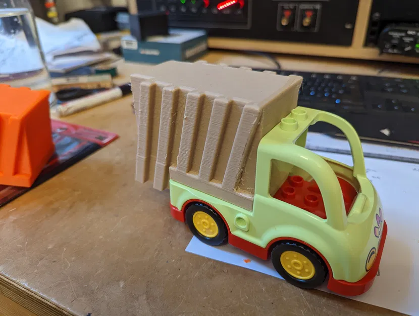 Xe tải rác Đức - Müllauto (Có lỗ nhét đồ) - Image 7