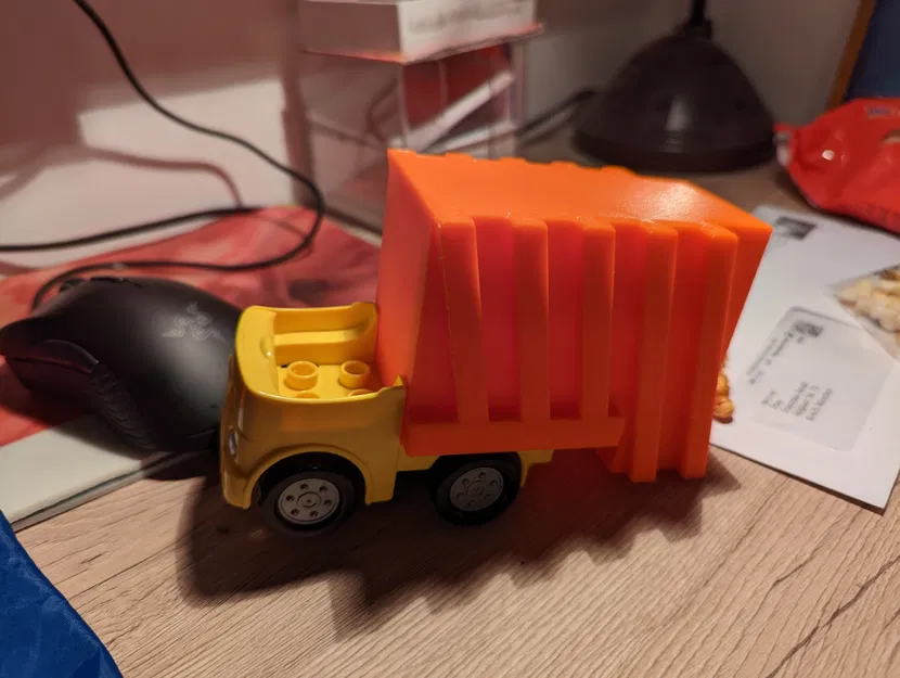 Xe tải rác Đức - Müllauto (Có lỗ nhét đồ) - Image 8