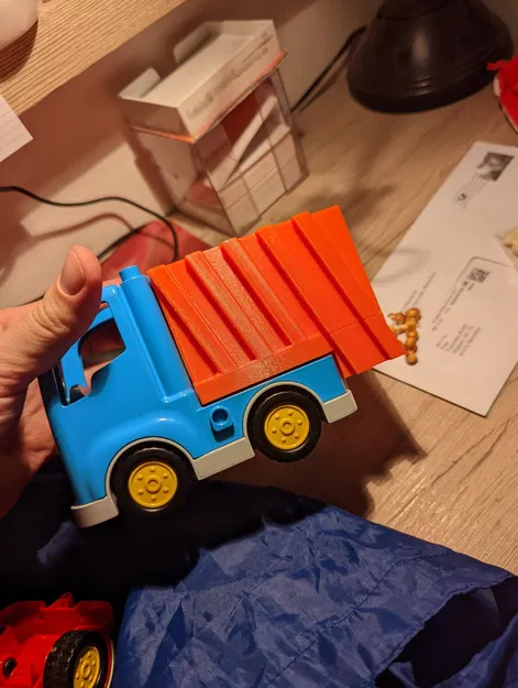 Xe tải rác Đức - Müllauto (Có lỗ nhét đồ) - Image 10