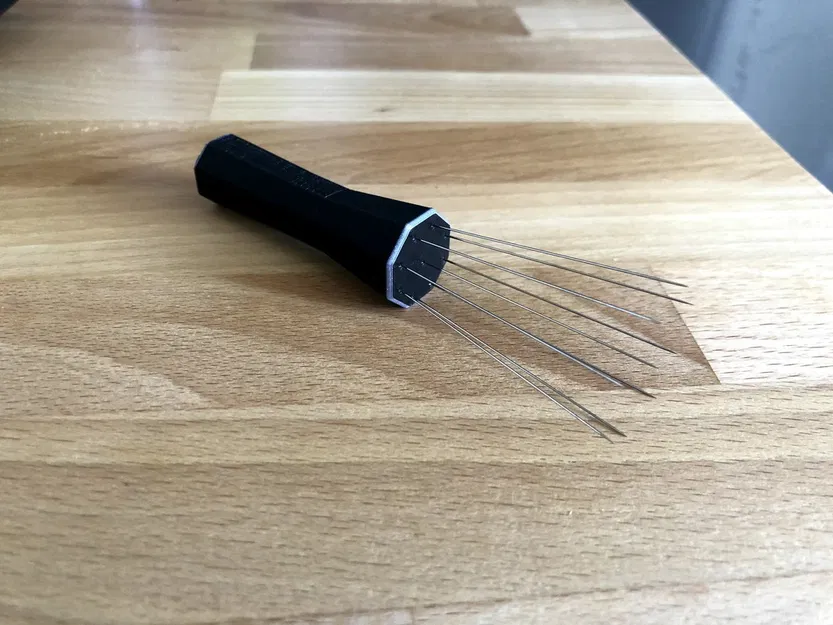 Dụng cụ phân phối Espresso 9 chấu WDT - Image 6