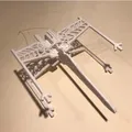 Mô hình X-Wing Snowflake Kit Card Trang trí Giáng sinh - Thumbnail 3