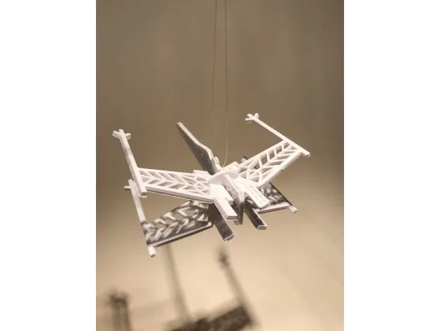 Mô hình X-Wing Snowflake Kit Card Trang trí Giáng sinh - Image 4