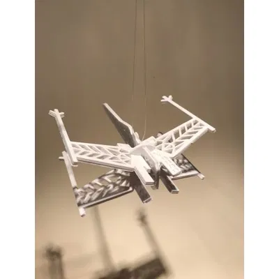 Mô hình X-Wing Snowflake Kit Card Trang trí Giáng sinh