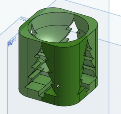Cốc Đựng Trứng Hình Cây Thông Noel - Image 1