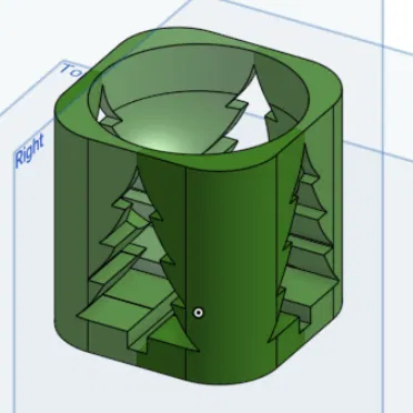 Cốc Đựng Trứng Hình Cây Thông Noel