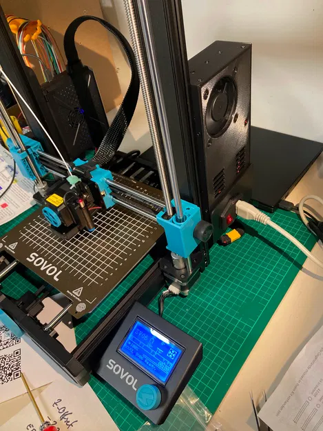 Vỏ che nguồn SOVOL SV06 cho quạt 70mm im lặng và bộ chuyển đổi buck (CHENGLIANG P360W24V) - Image 2