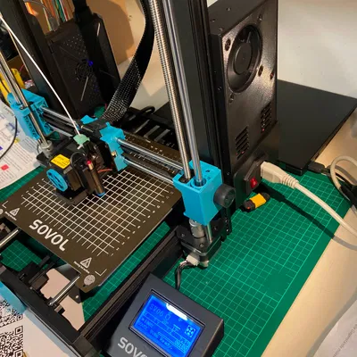 Vỏ che nguồn SOVOL SV06 cho quạt 70mm im lặng và bộ chuyển đổi buck (CHENGLIANG P360W24V)