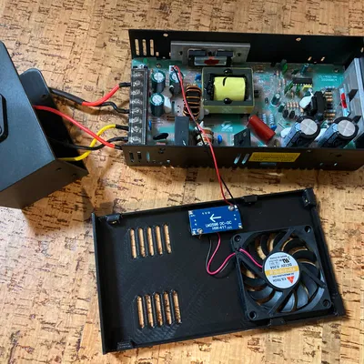 Vỏ che nguồn SOVOL SV06 cho quạt 70mm im lặng và bộ chuyển đổi buck (CHENGLIANG P360W24V)