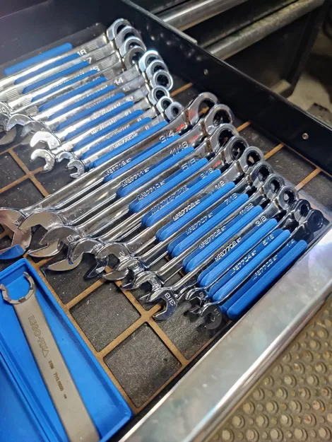 Gridfinity 10 Chi Tiết Sắp Xếp Cờ Lê - Image 1