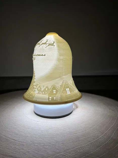 Chuông Litophane Giáng Sinh 2023 / Không Năm - Tiếng Anh & Séc - Image 3