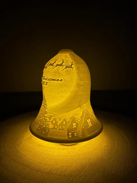 Chuông Litophane Giáng Sinh 2023 / Không Năm - Tiếng Anh & Séc - Image 6