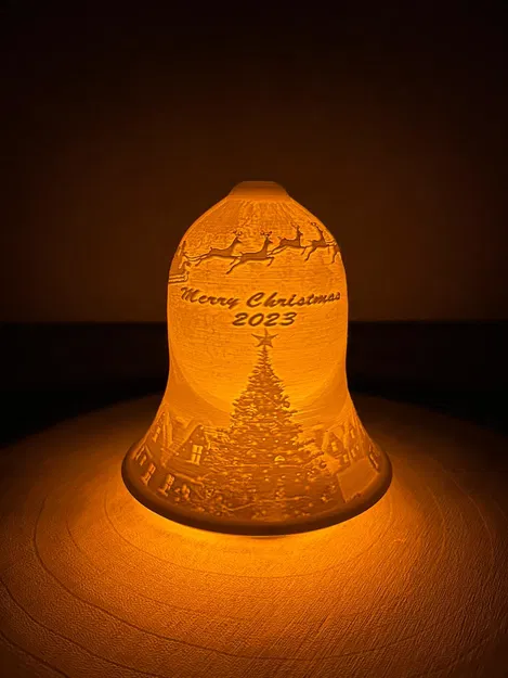 Chuông Litophane Giáng Sinh 2023 / Không Năm - Tiếng Anh & Séc - Image 7