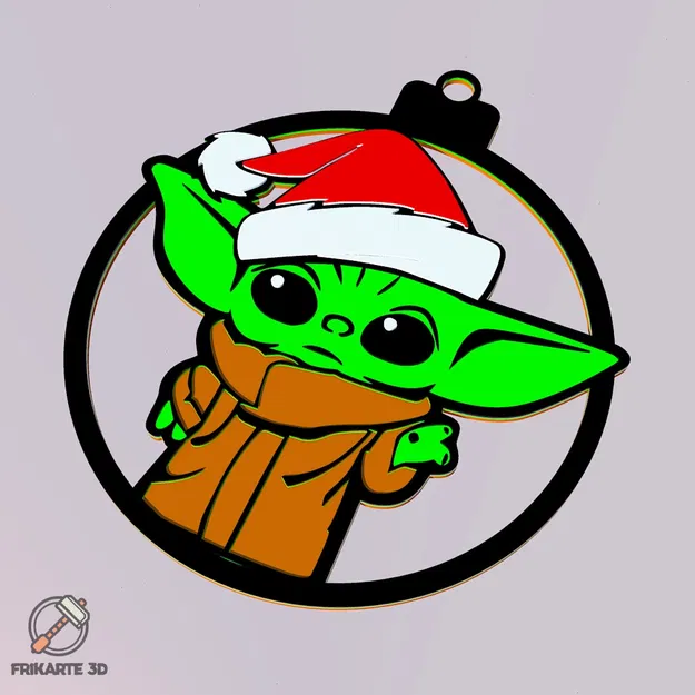Trang trí cây thông Noel Baby Yoda Nâng cấp - Image 2