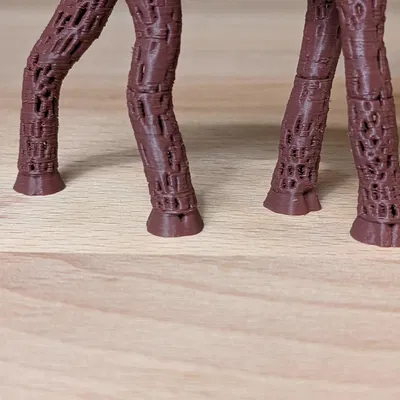 Đồ trang trí hươu Voronoi có móng guốc