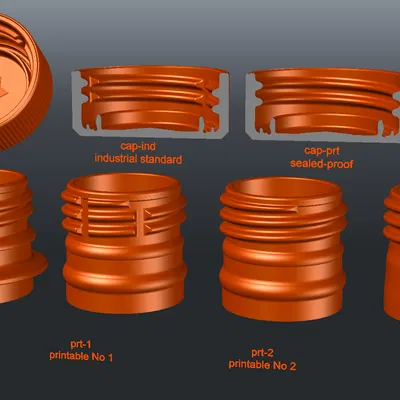Mô hình ren tiêu chuẩn PCO28 1810 cho chai PET