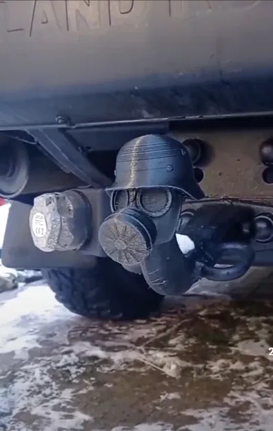 Nắp Che Khớp Nối Xe 50mm Hình Mũ Bảo Hiểm Đức - Image 3