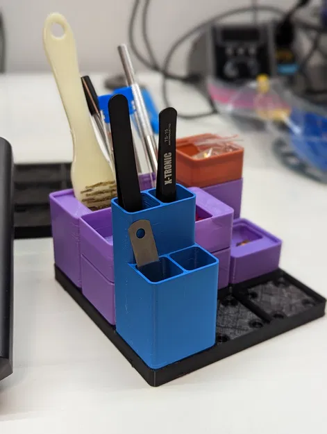 Giữ Tăm & Thước Đo Feel Gauge Cho Máy In Gridfinity - Image 3