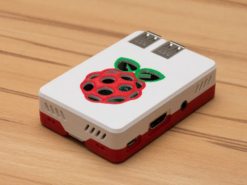 Vỏ case Raspberry Pi 3 Model B+ không vít / khớp nối snap-fit của Malolo & Giá đỡ - Image 1