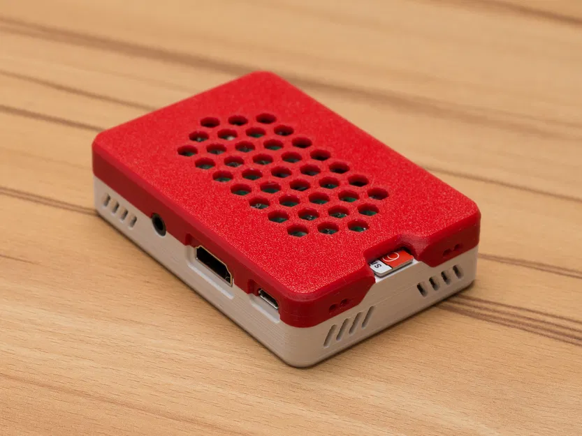 Vỏ case Raspberry Pi 3 Model B+ không vít / khớp nối snap-fit của Malolo & Giá đỡ - Image 2