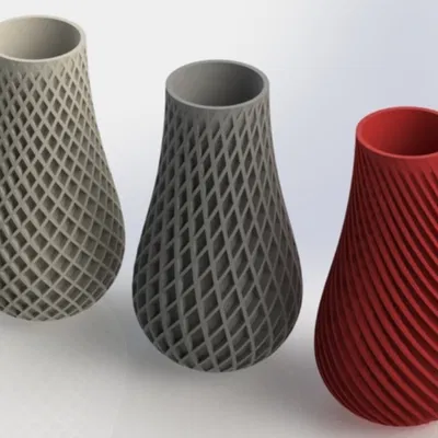 Bình hoa xoắn ốc