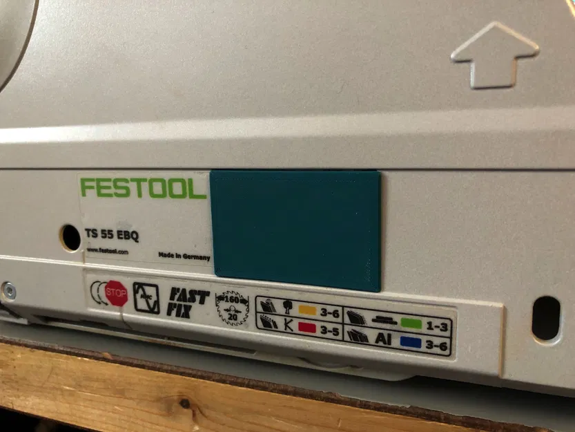 Tấm bịt kín cho cưa Festool TS 55 EBQ - Image 1