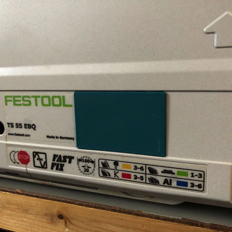 Tấm bịt kín cho cưa Festool TS 55 EBQ