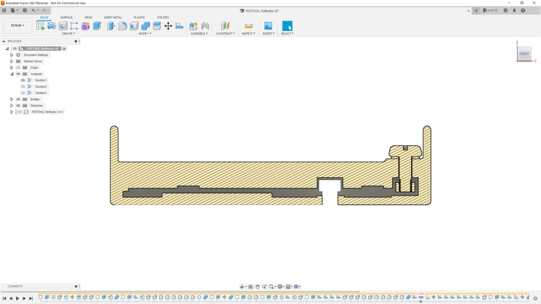 Tấm chắn ray FESTOOL (phiên bản cứng FS-AW có khe cắm kẹp) - Image 8