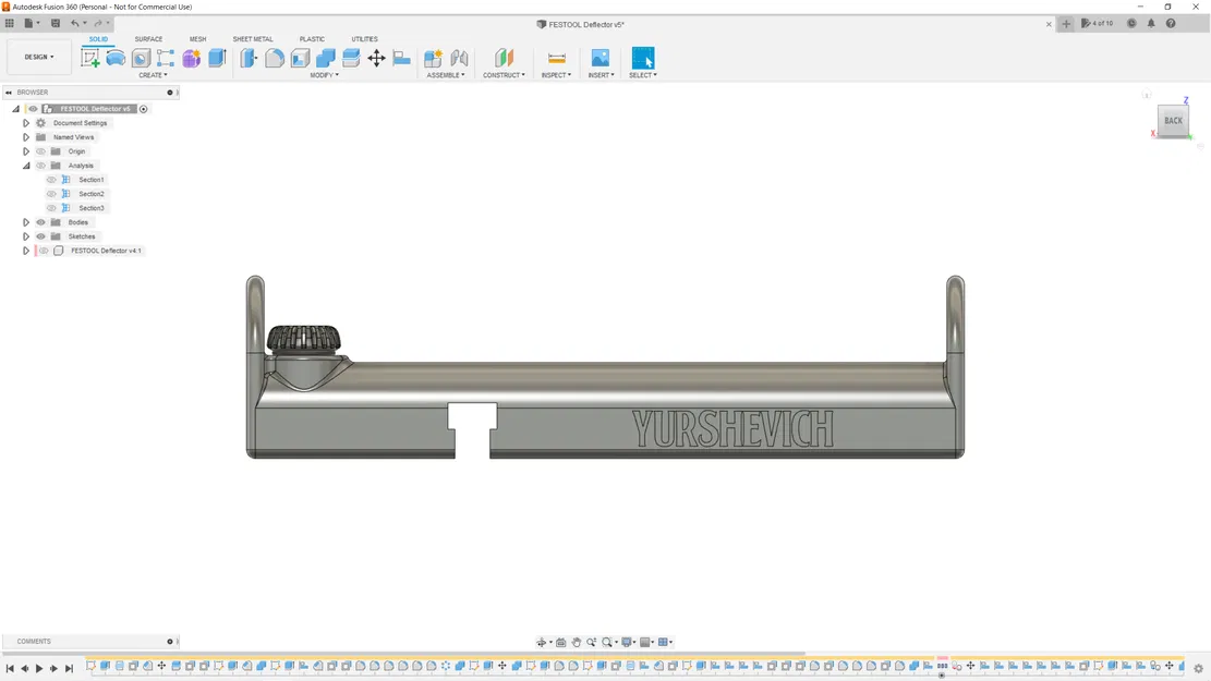 Tấm chắn ray FESTOOL (phiên bản cứng FS-AW có khe cắm kẹp) - Image 9