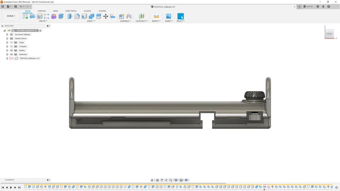 Tấm chắn ray FESTOOL (phiên bản cứng FS-AW có khe cắm kẹp) - Image 10