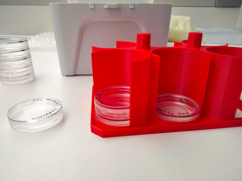 Giá đỡ/Khay lót hộp petri/Ibidi 35mm - Image 1