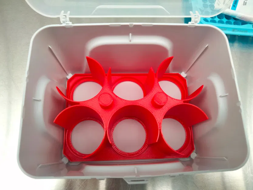 Giá đỡ/Khay lót hộp petri/Ibidi 35mm - Image 3