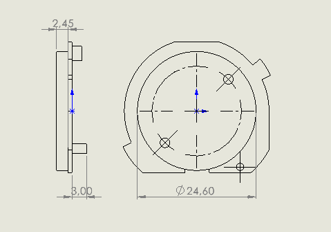 Nút bấm thay thế cho remote điều khiển FAAC 2 kênh - Image 2