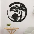 Mô hình Bonsai vào lúc hoàng hôn - Thumbnail 1