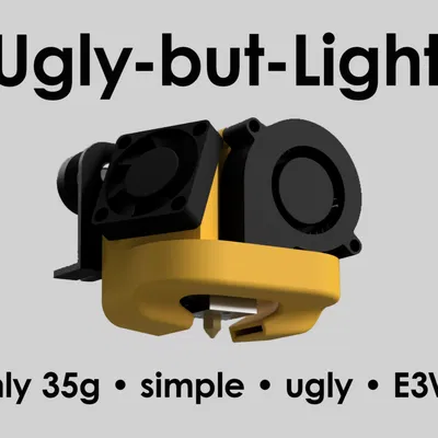 Ugly-but-Light • Quạt Tản Nhiệt Cho Ender 3 V2